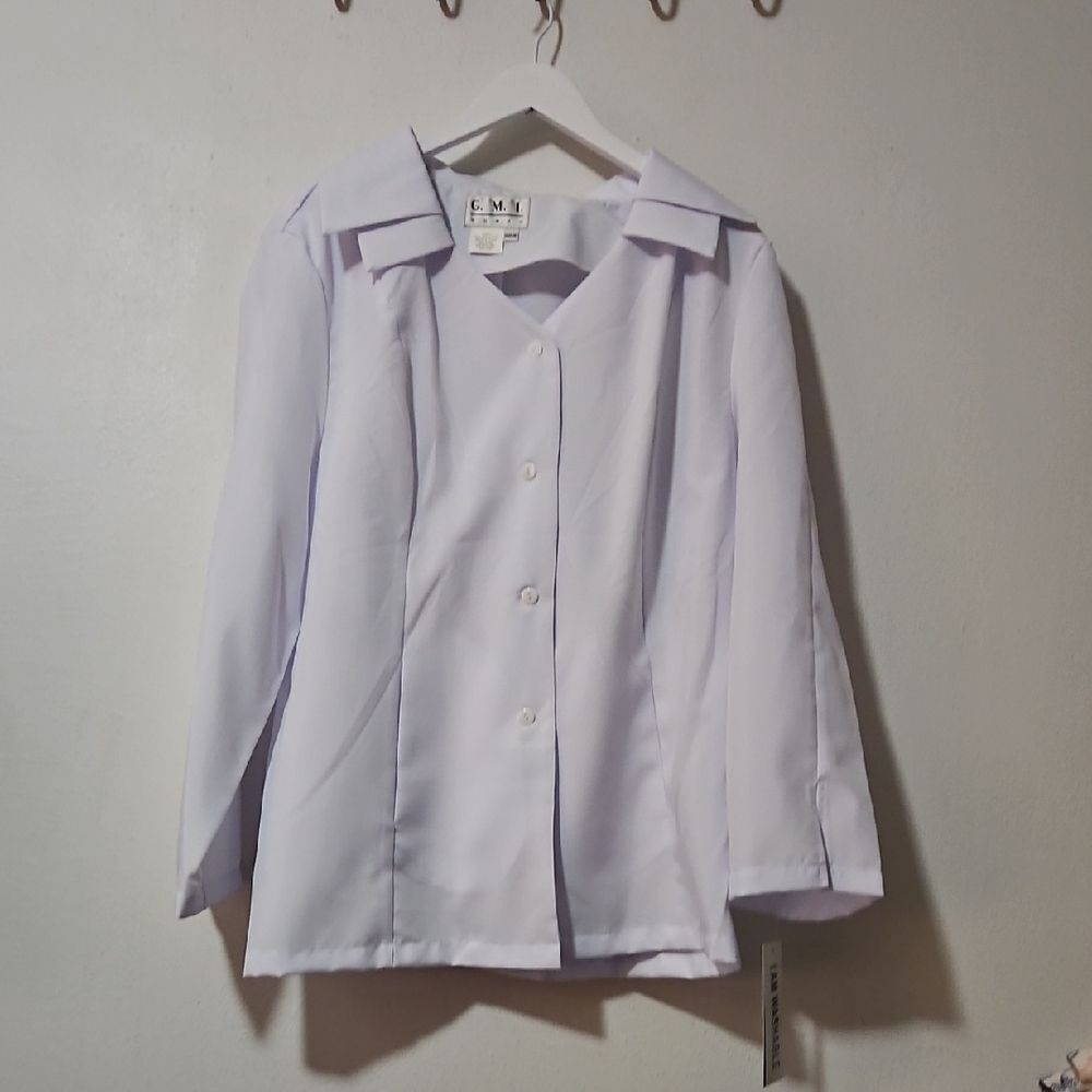 G. M.I. WOMAN BLOUSE WHITE